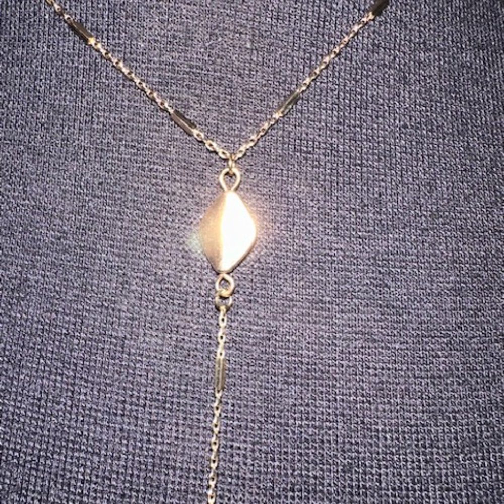 Tiger Teardrop Natural Stone Y Necklace  2027  NWT Boutique - Picture 6 of 10